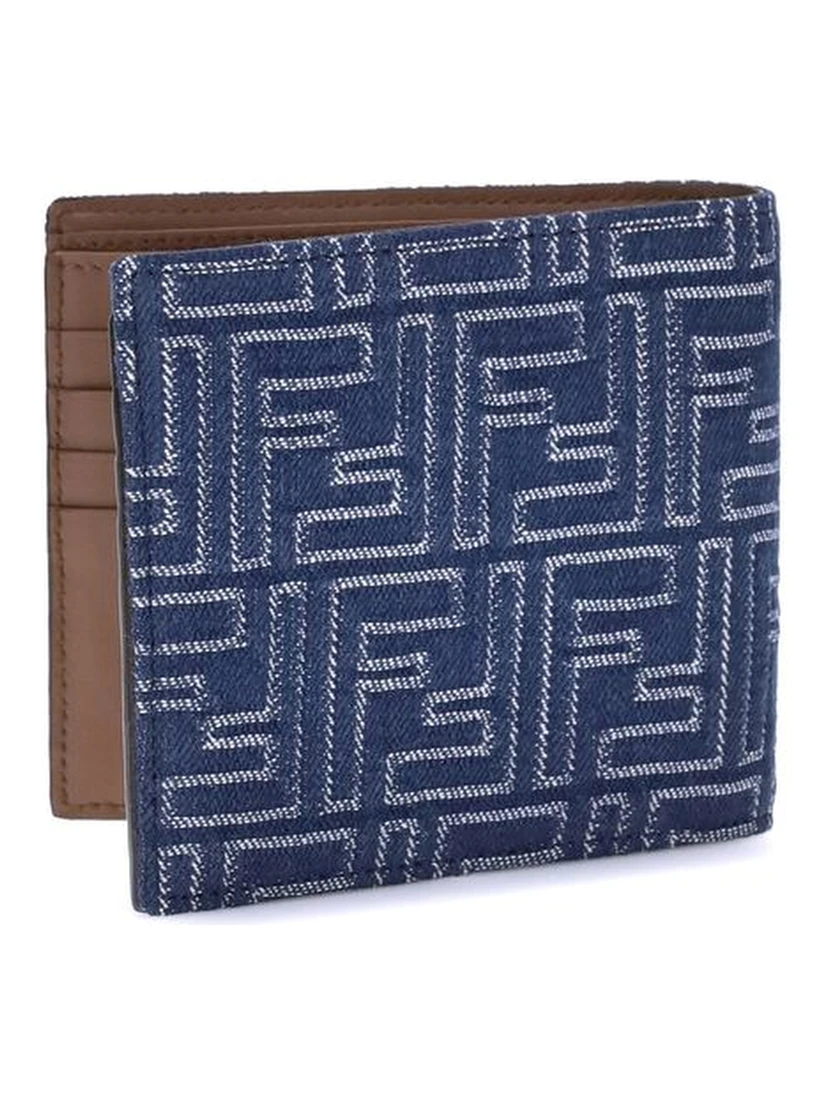 Blue Fabric Wallet
