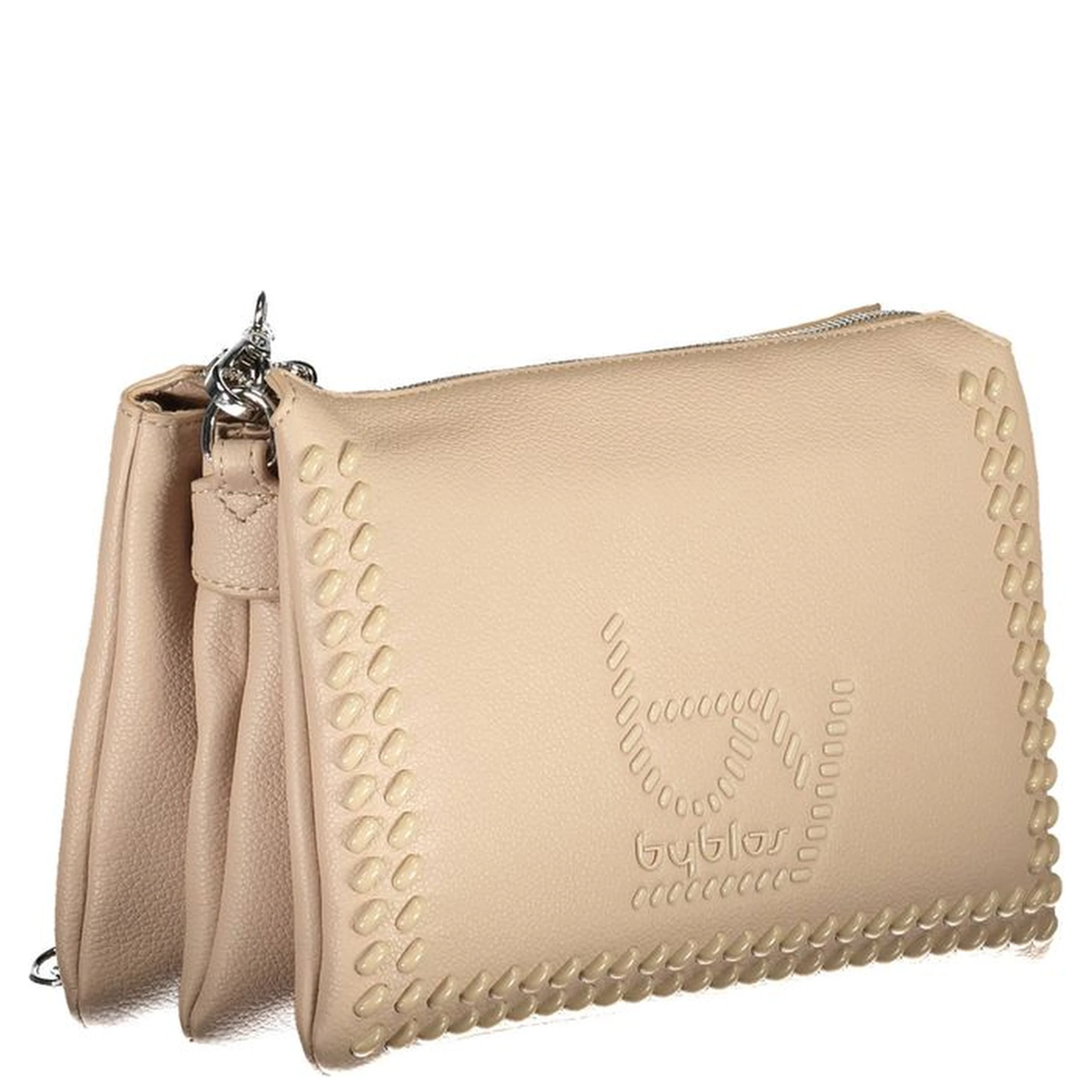 Beige Polyethylene Handbag
