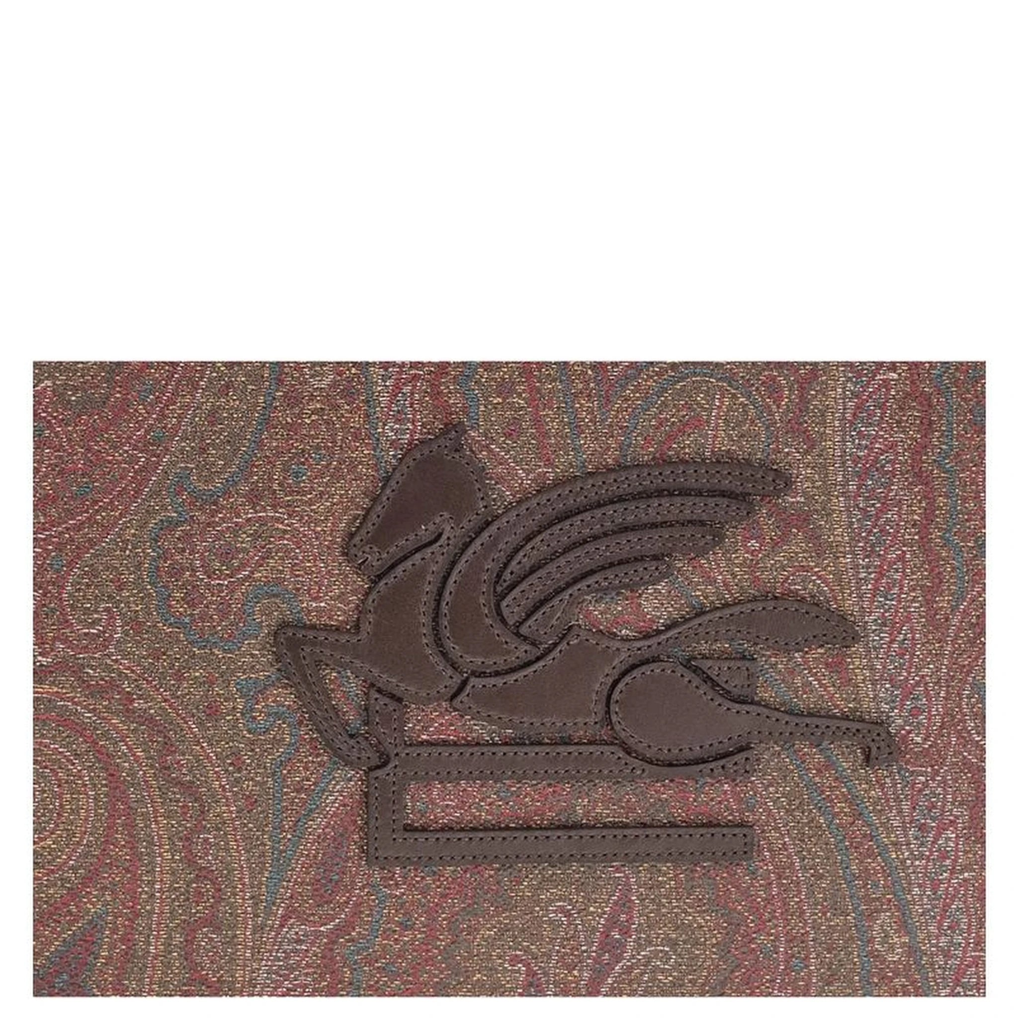 Multicolor Cotton Clutch Bag