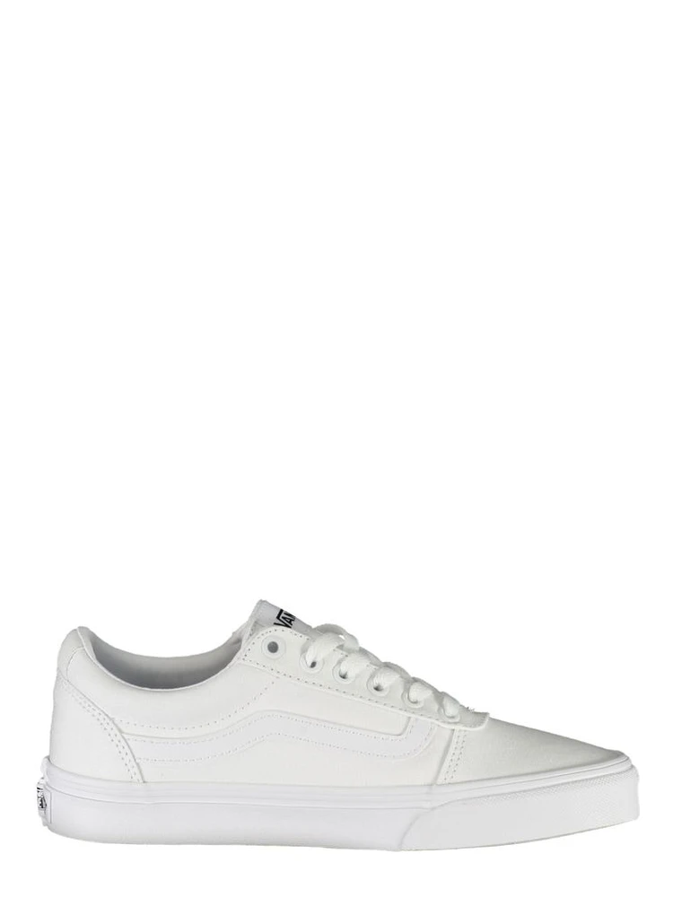 White Polyester Sneaker