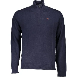 Blue Fabric Sweater