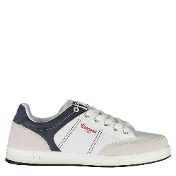 White Polyester Sneaker
