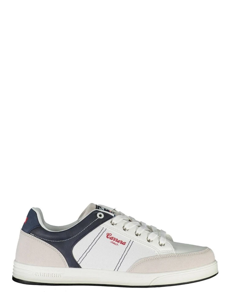 White Polyester Sneaker