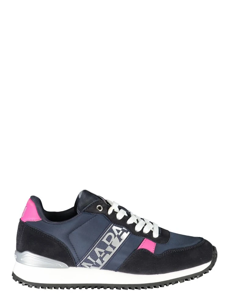 Blue Polyester Sneaker