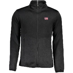 Black Polyester Sweatshirt