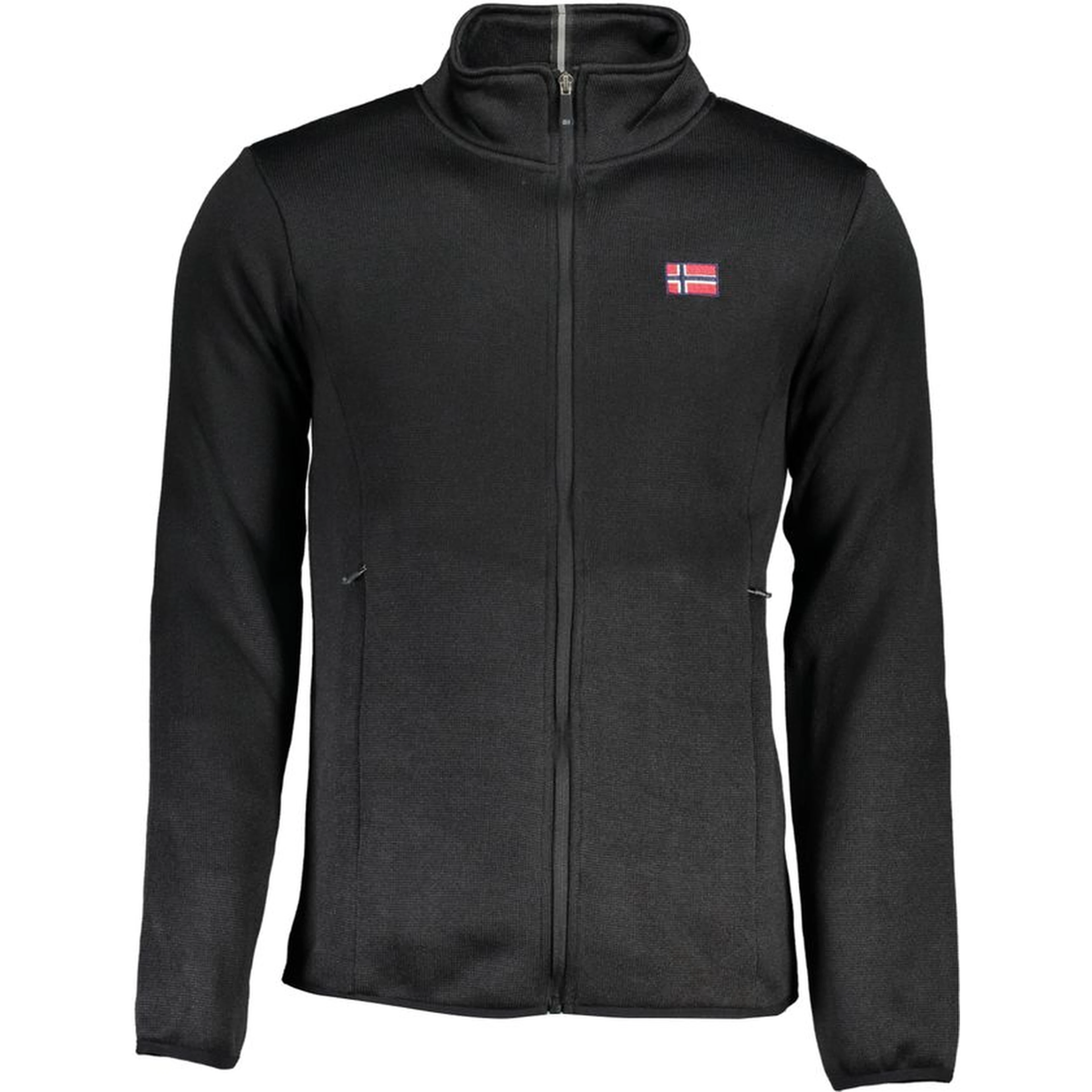 Black Polyester Sweatshirt