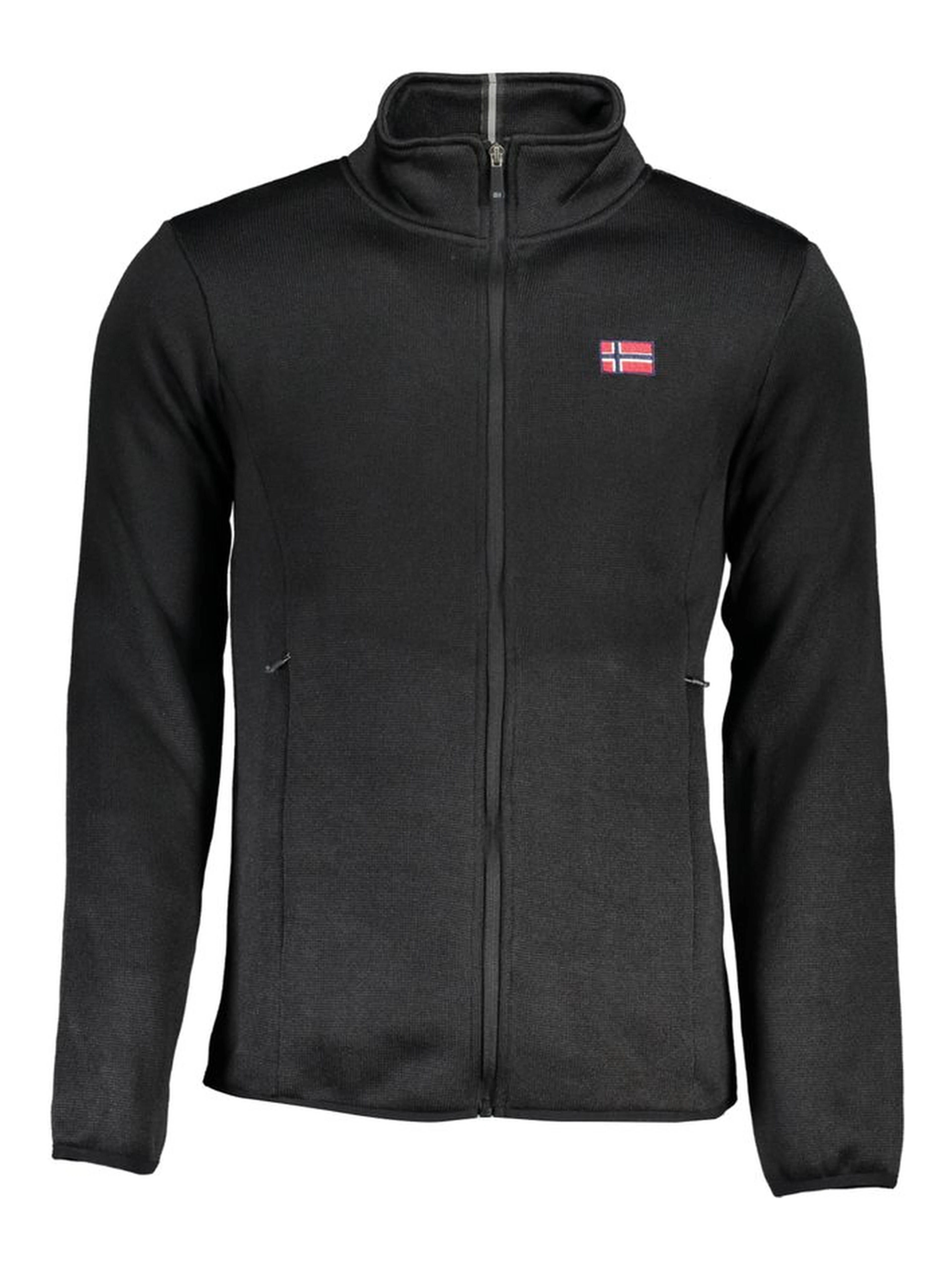 Black Polyester Sweatshirt