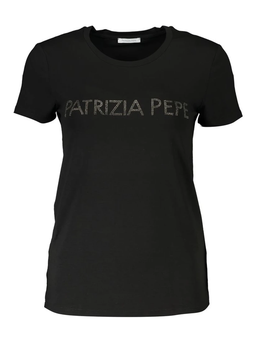 Black Organic Cotton Women T-Shirt