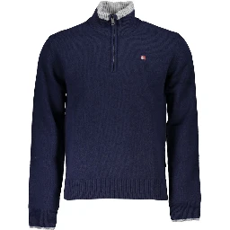 Blue Fabric Sweater