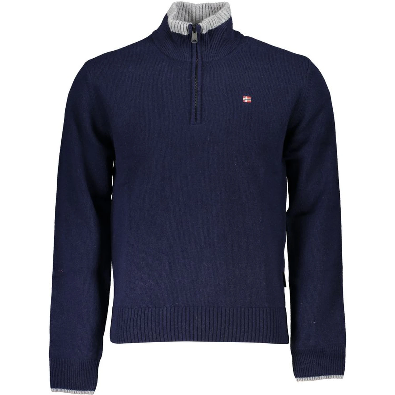 Blue Fabric Sweater