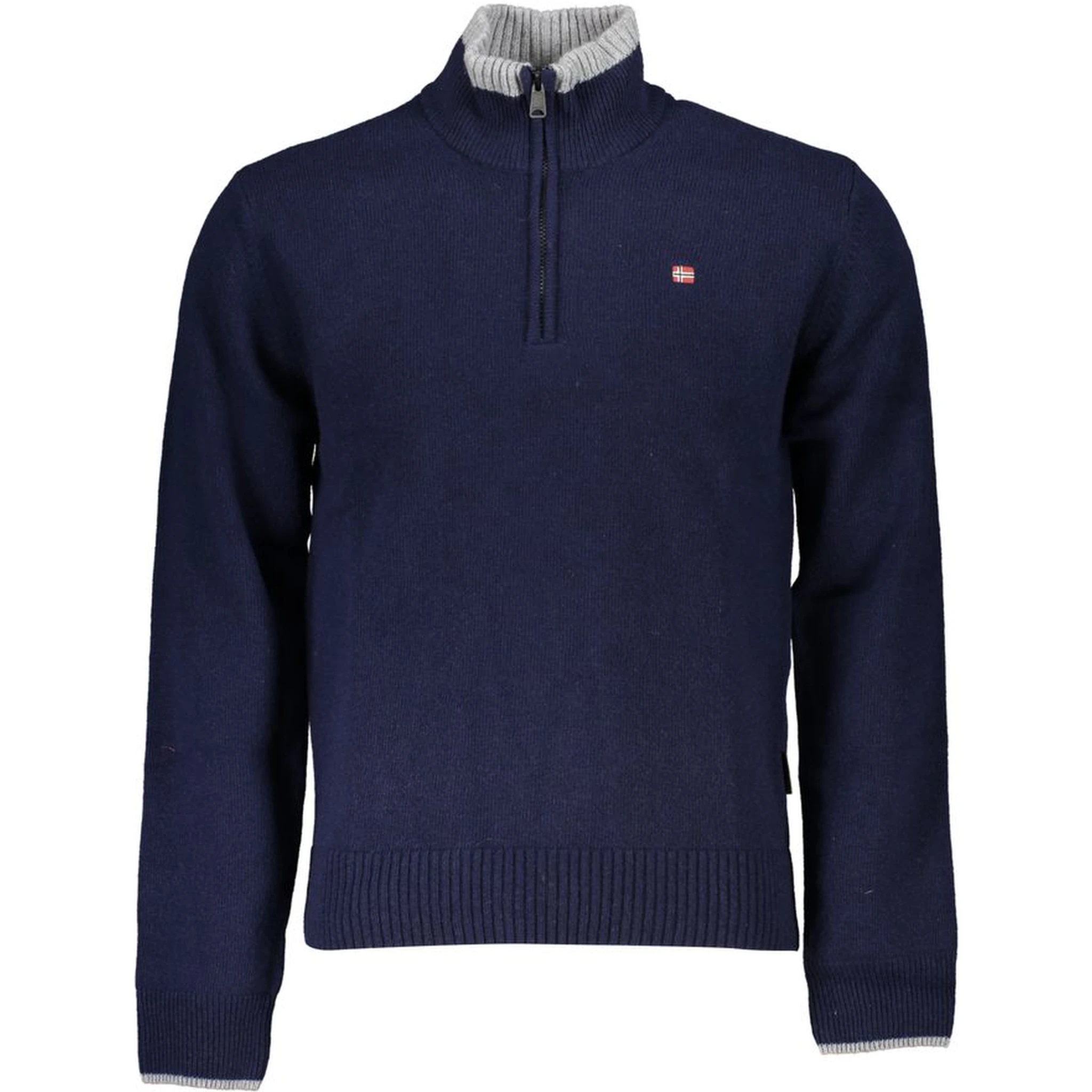 Blue Fabric Sweater