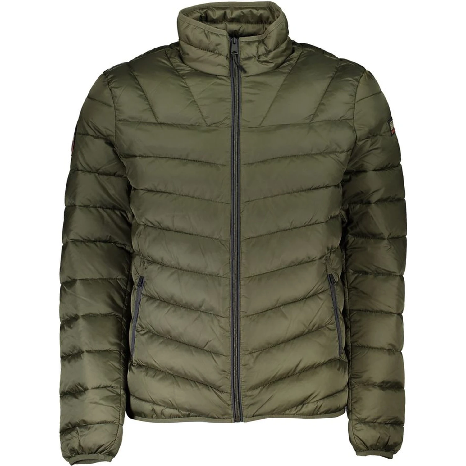 Green Polyamide Men Jacket