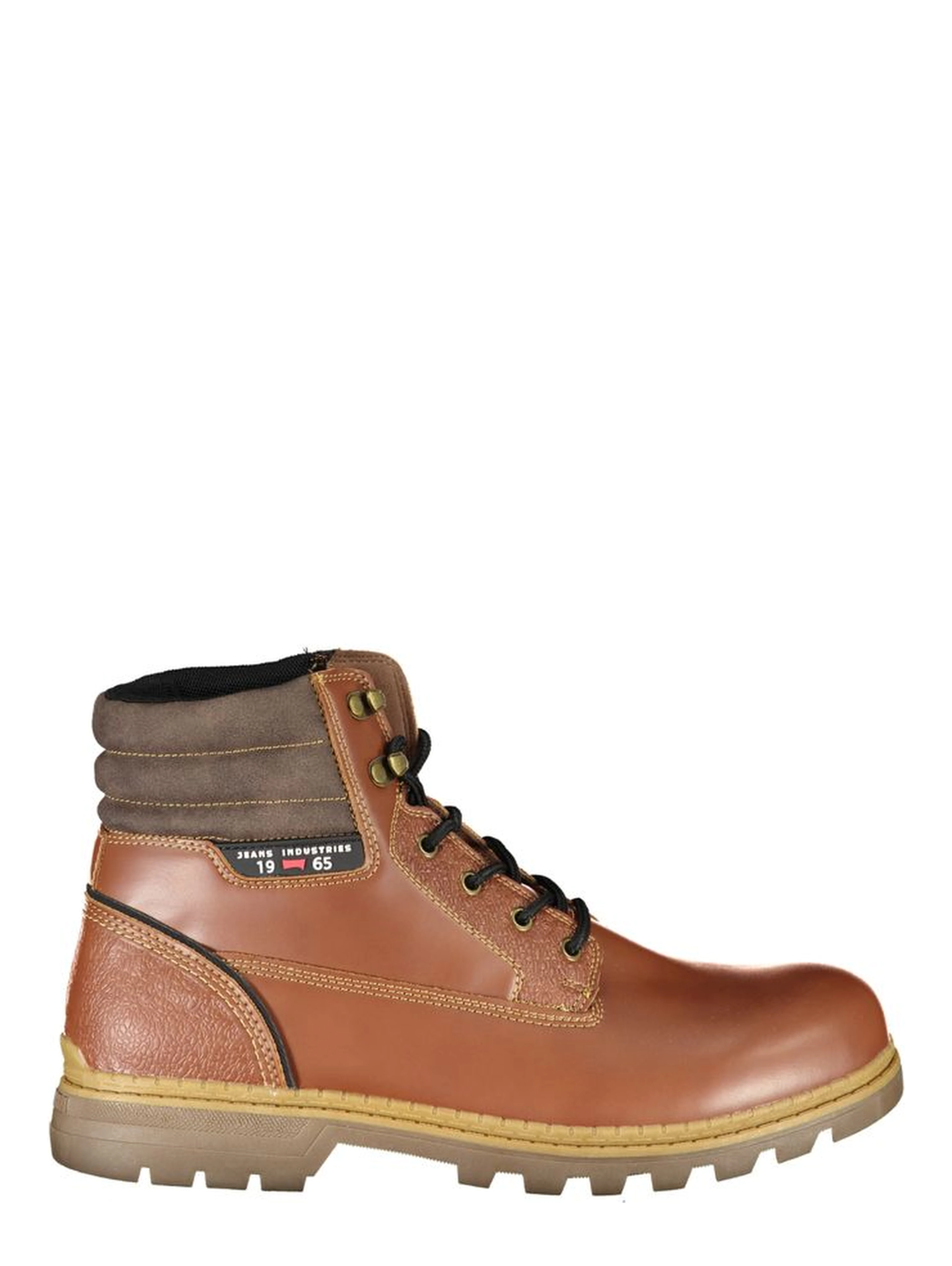 Brown Polyester Ankle