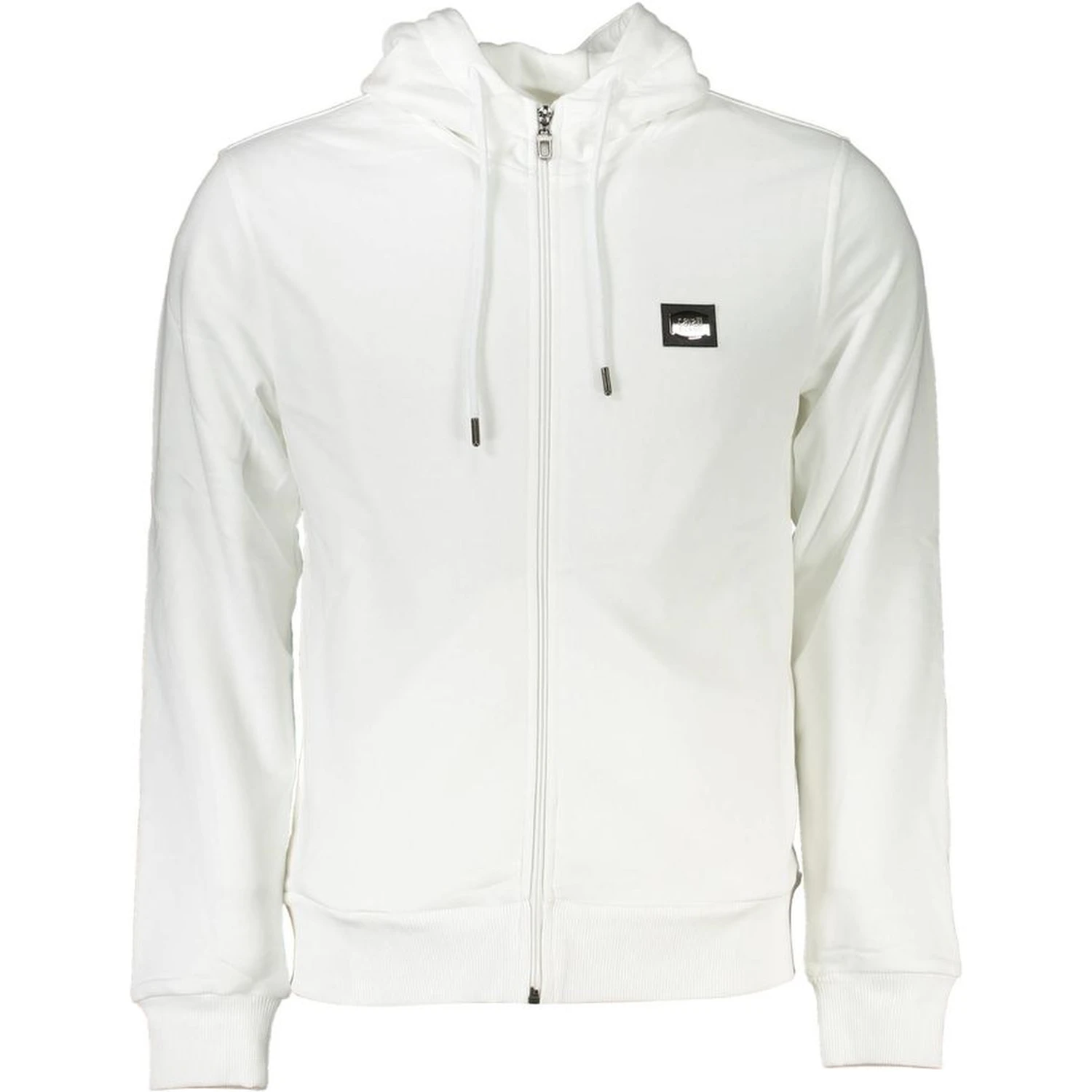 White Cotton Men's Hooded Sweater