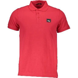 Red Cotton Polo Shirt