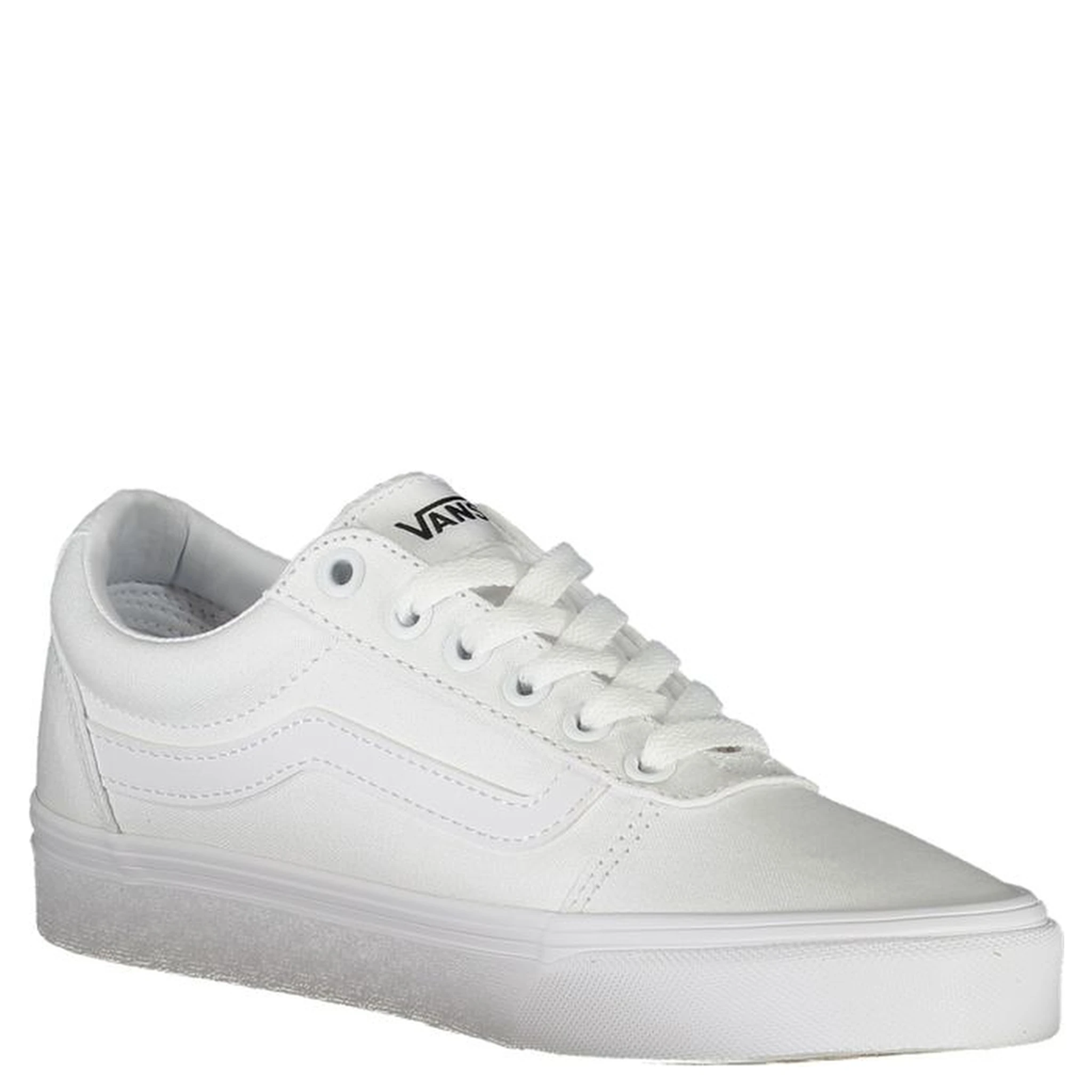 White Polyester Sneaker