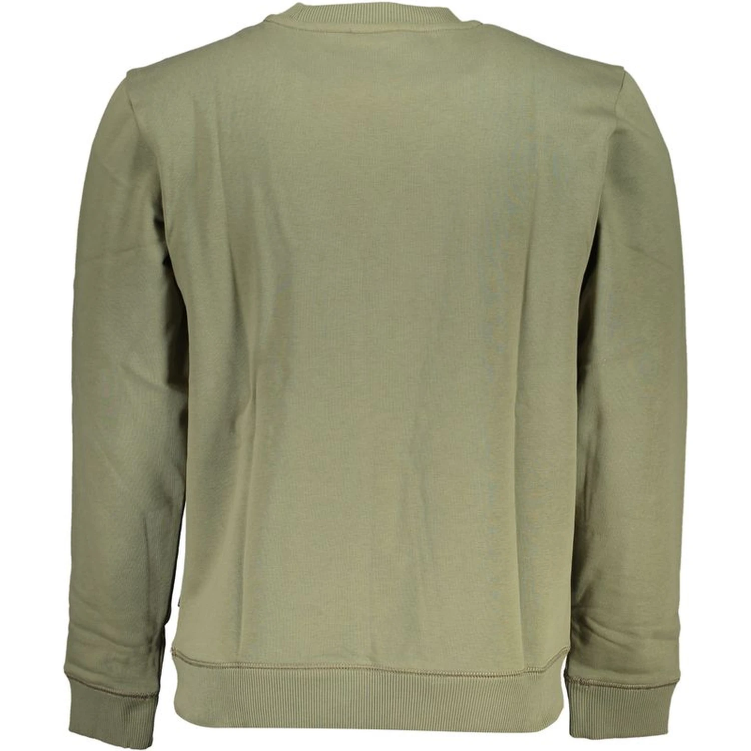Green Cotton Men Sweater