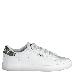 حذاء رياضي أبيض من البوليستر