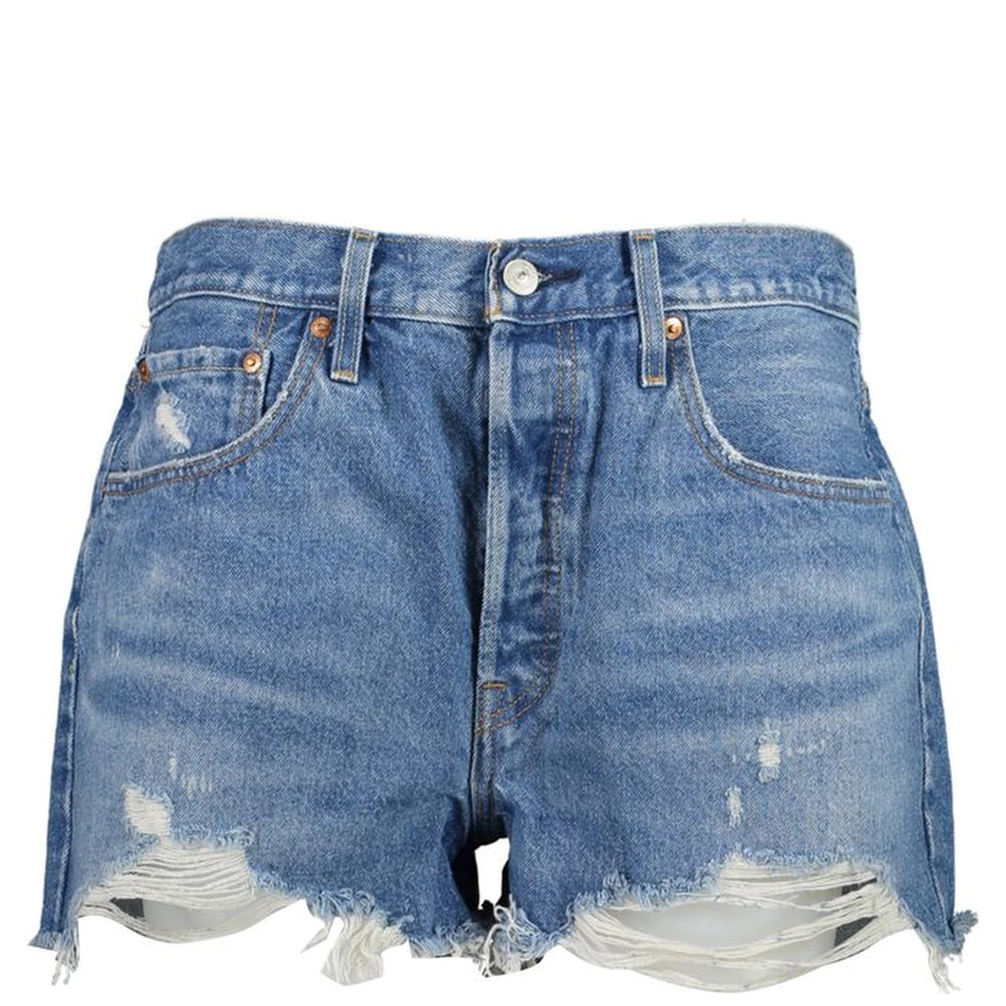 Blue Cotton Women Jeans