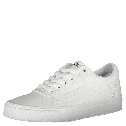 White Polyester Sneaker