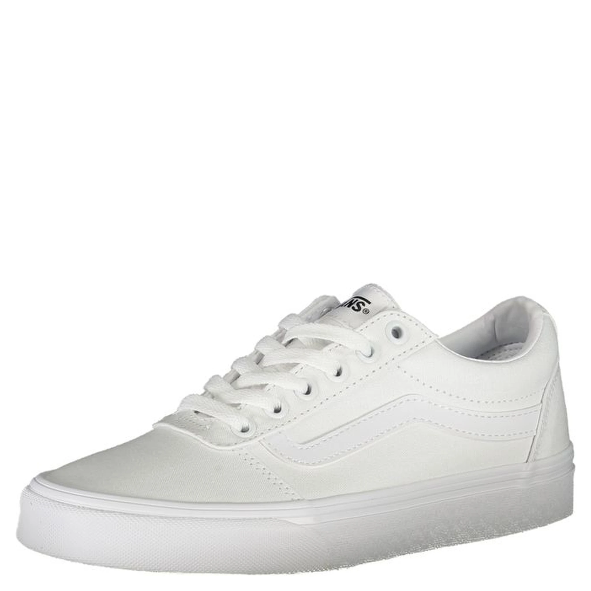 White Polyester Sneaker