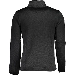 Black Polyester Sweatshirt