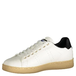 White Polyester Sneaker