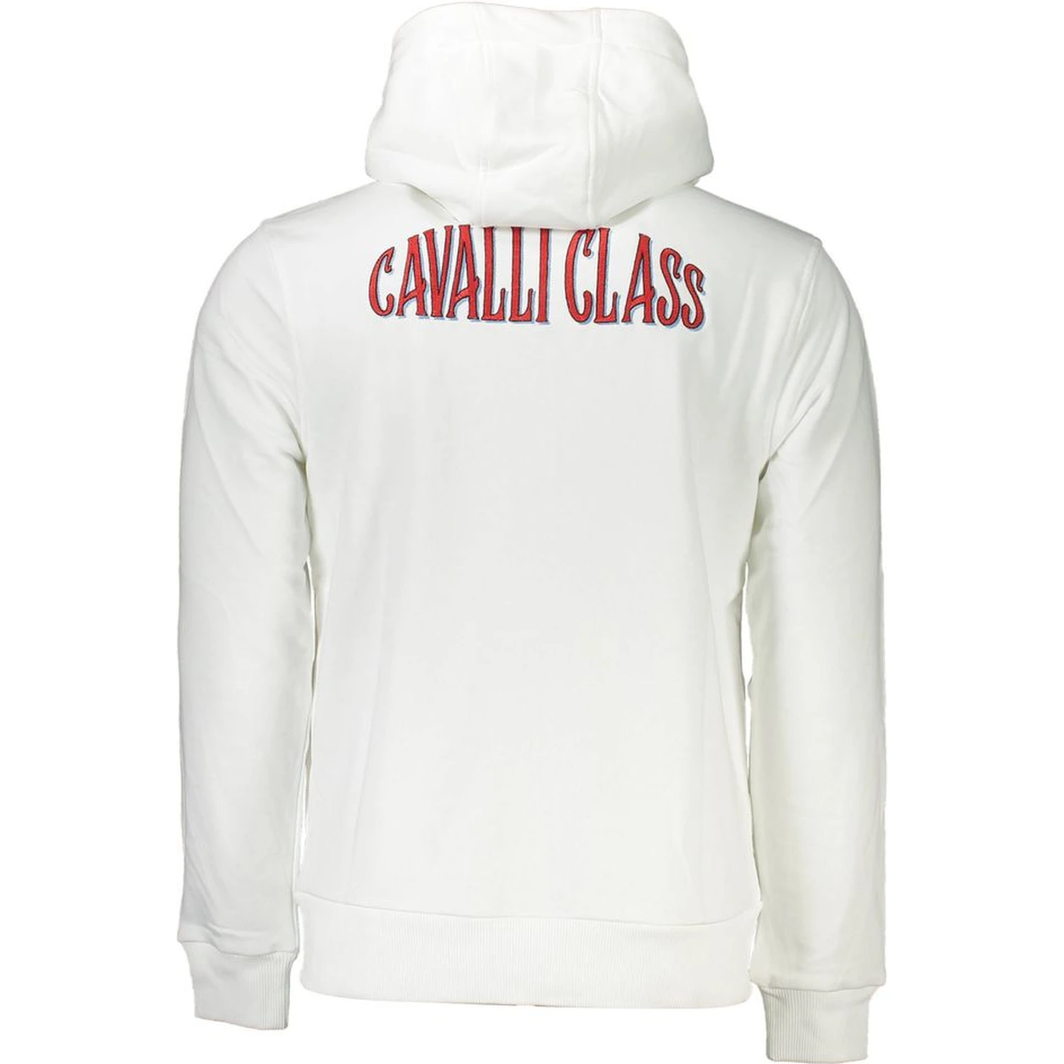 White Cotton Men's Hooded Sweater
