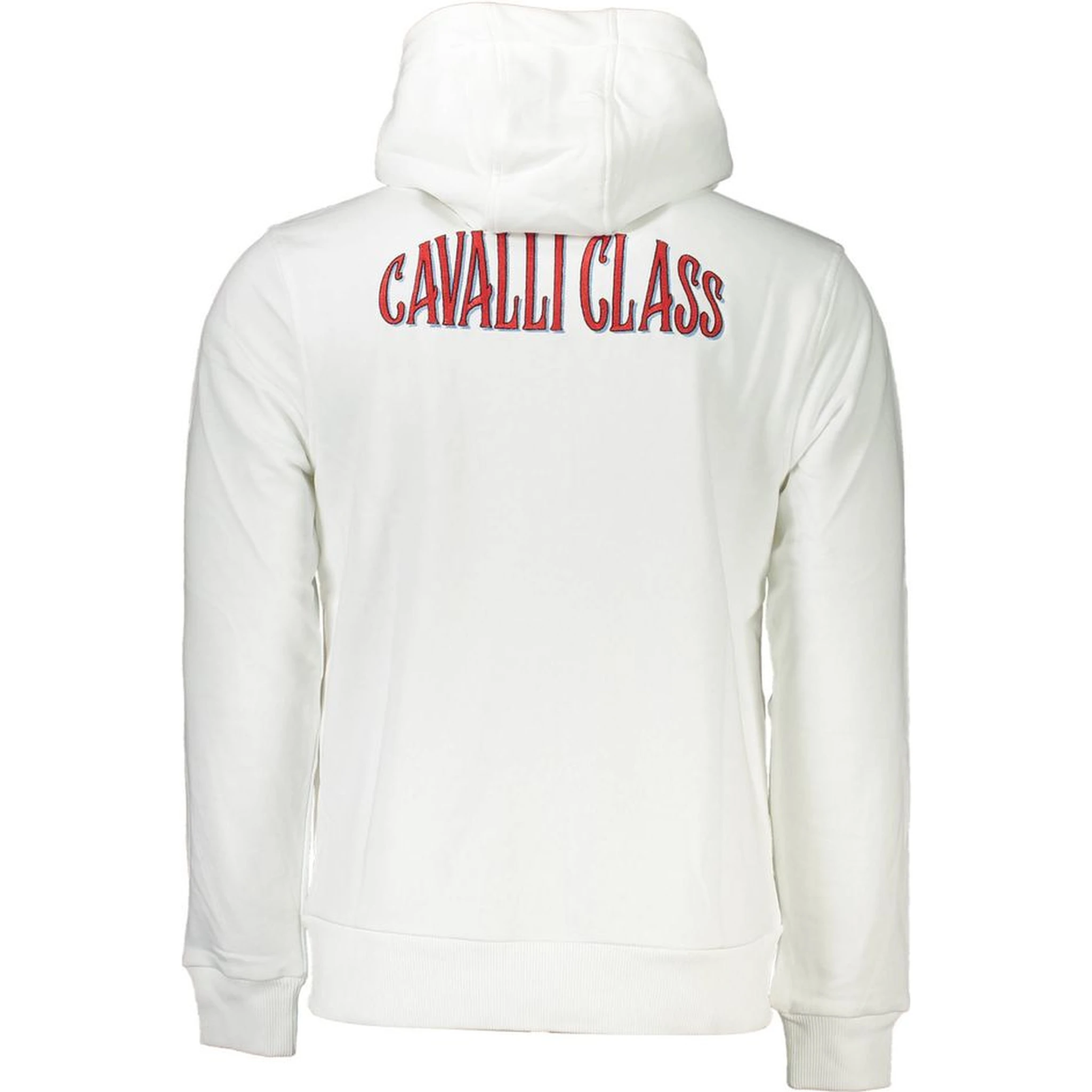 White Cotton Men's Hooded Sweater