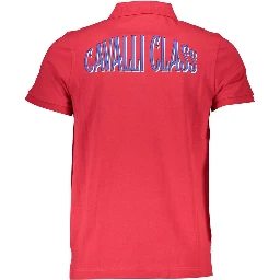 Red Cotton Polo Shirt