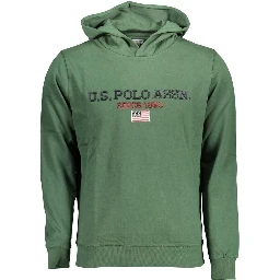 Green Cotton Sweatshirt