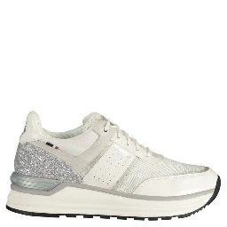 حذاء رياضي أبيض من البوليستر