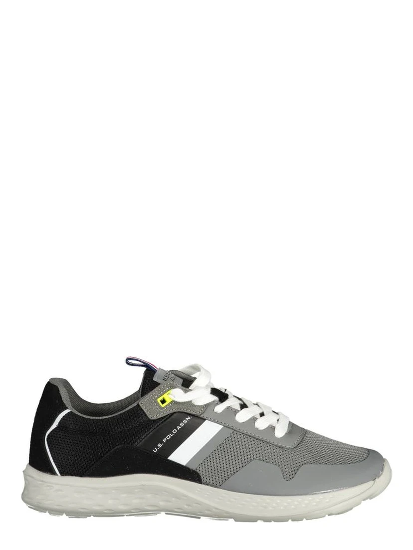 Gray Polyester Sneaker