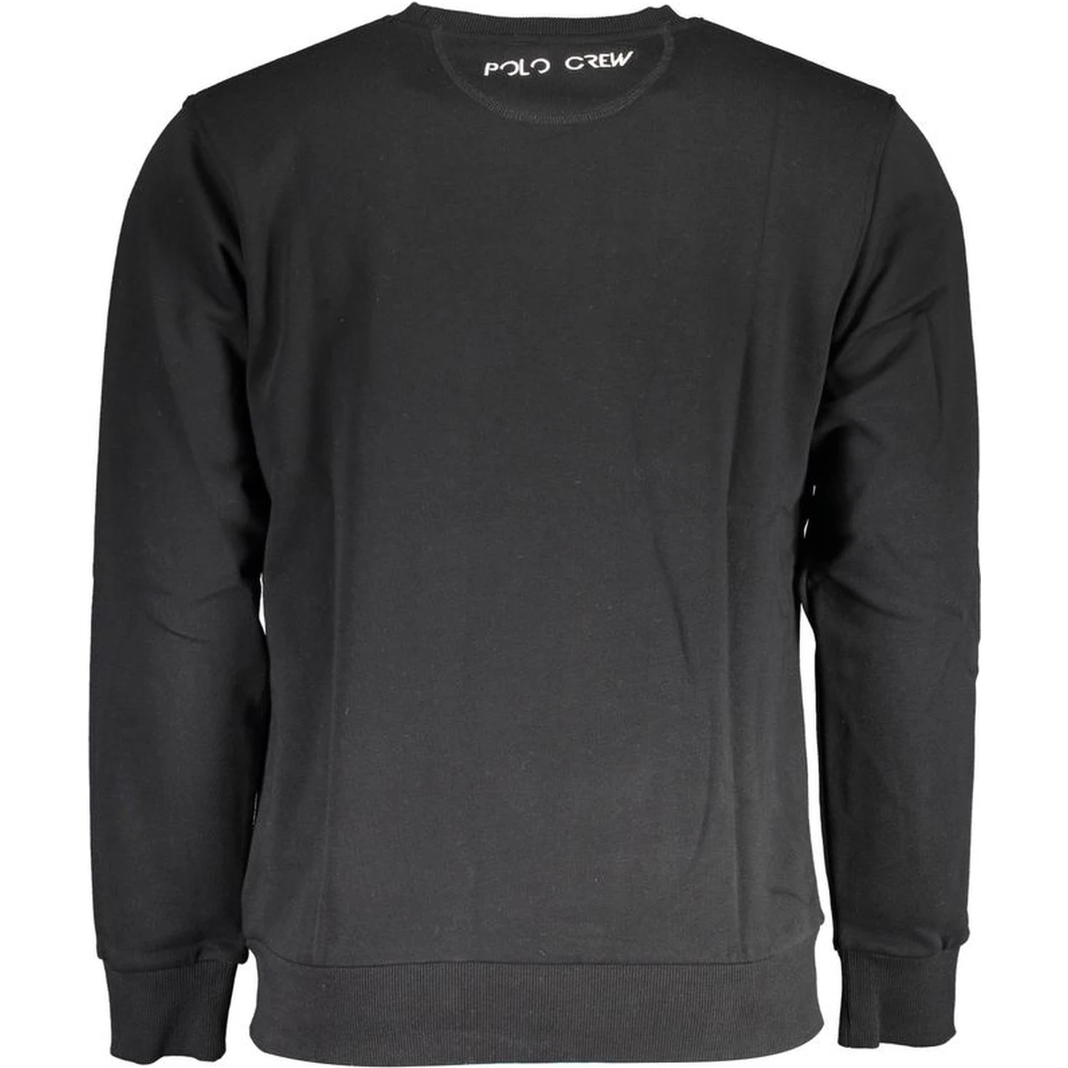 Black Cotton Men Sweater