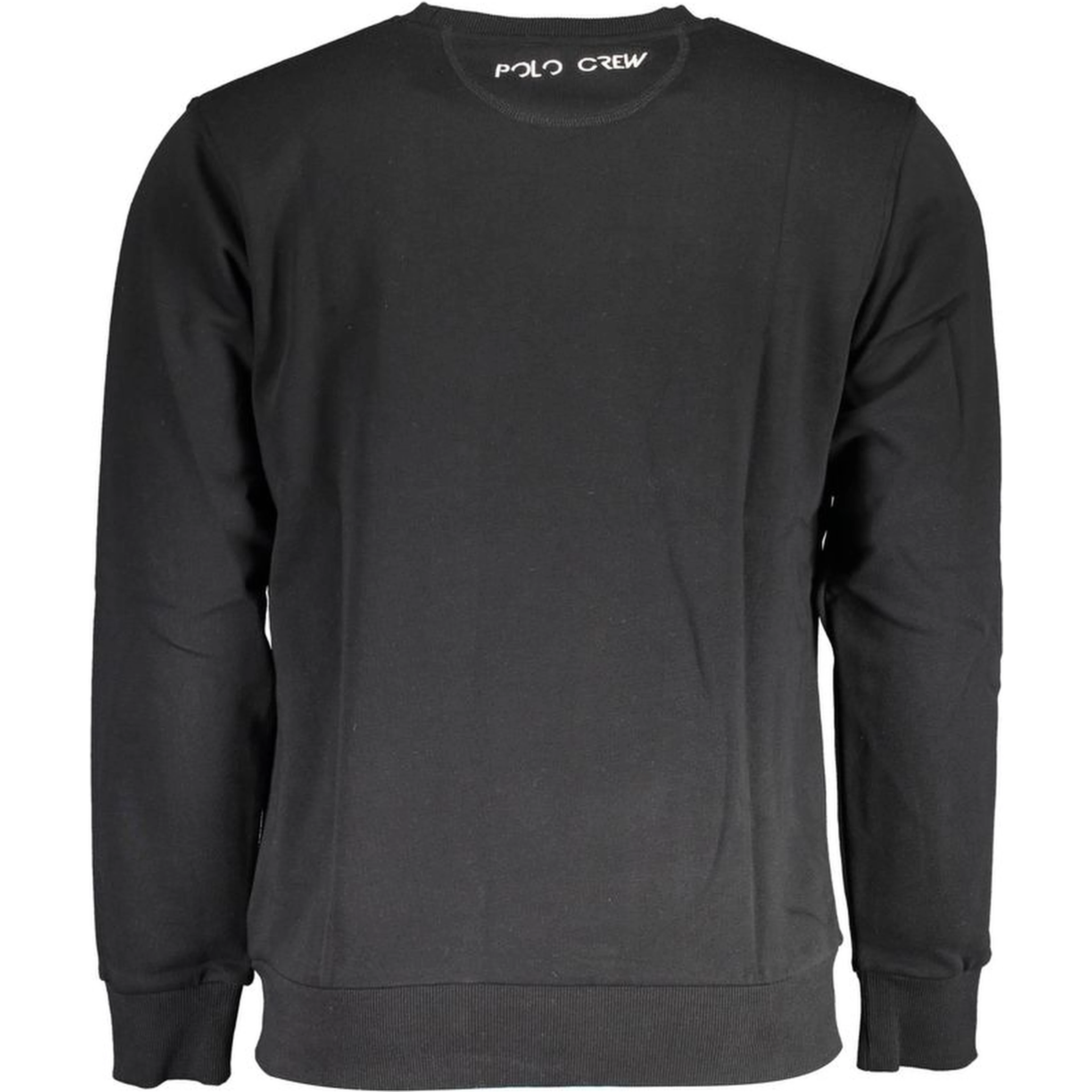 Black Cotton Men Sweater