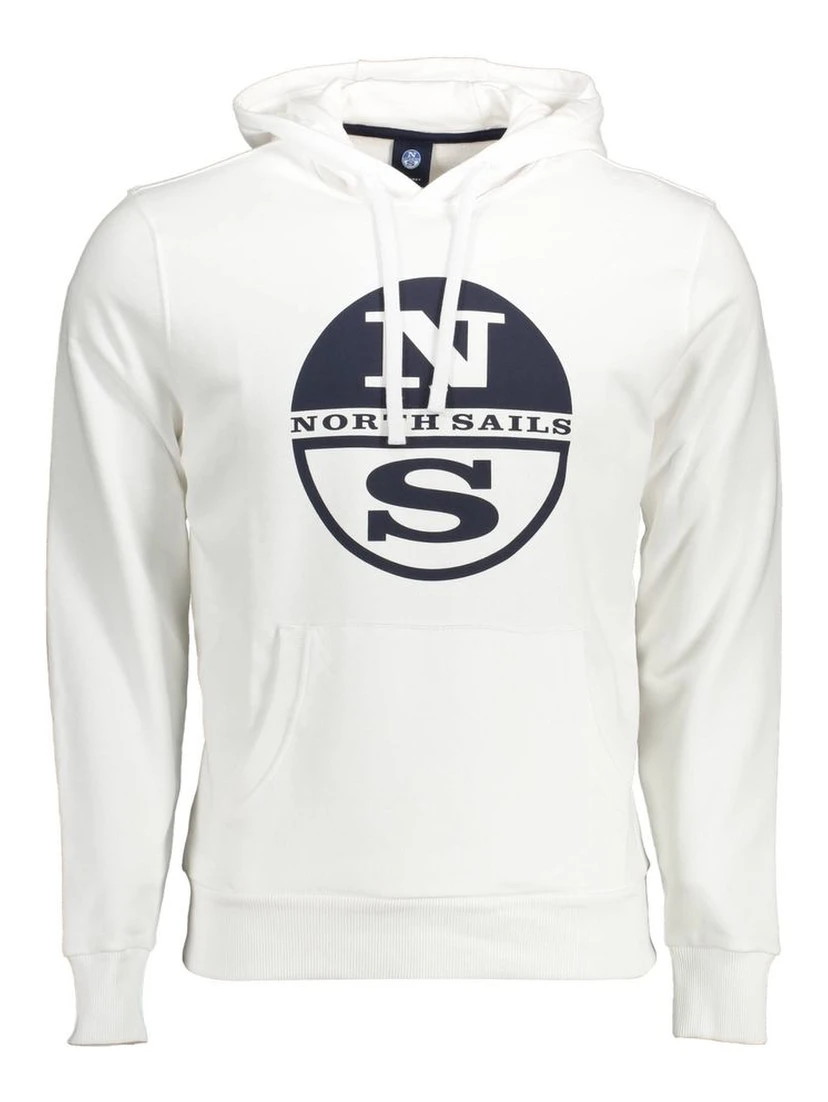 White Cotton Men Sweater