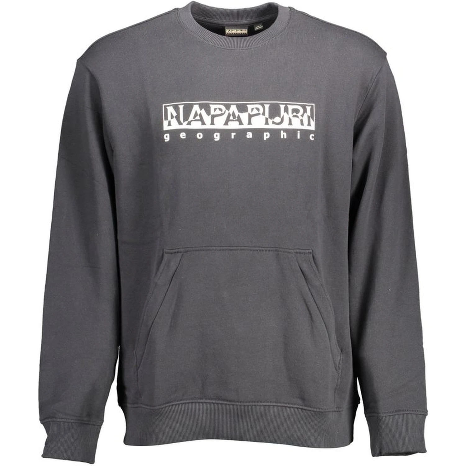 Black Cotton Men Sweater