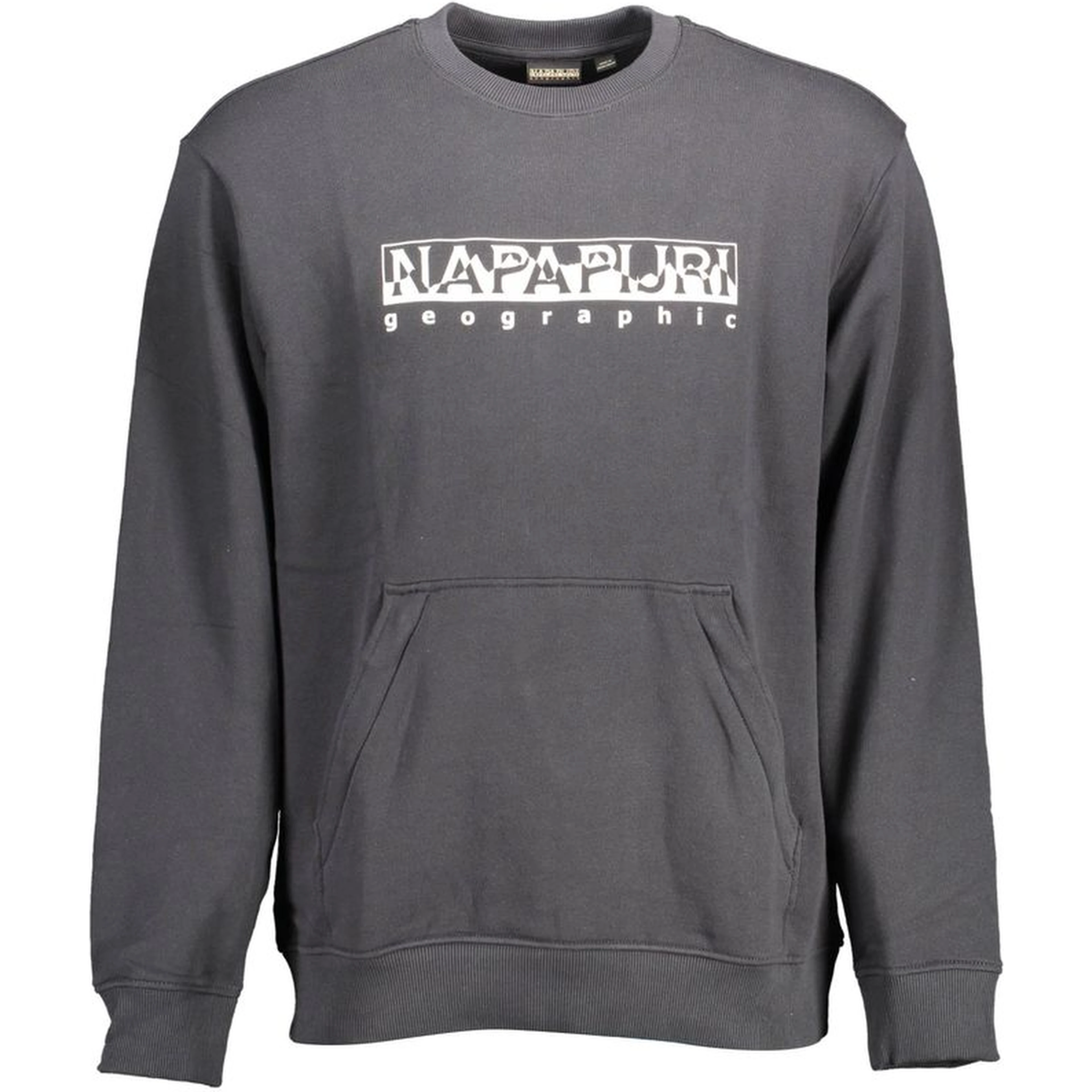 Black Cotton Men Sweater