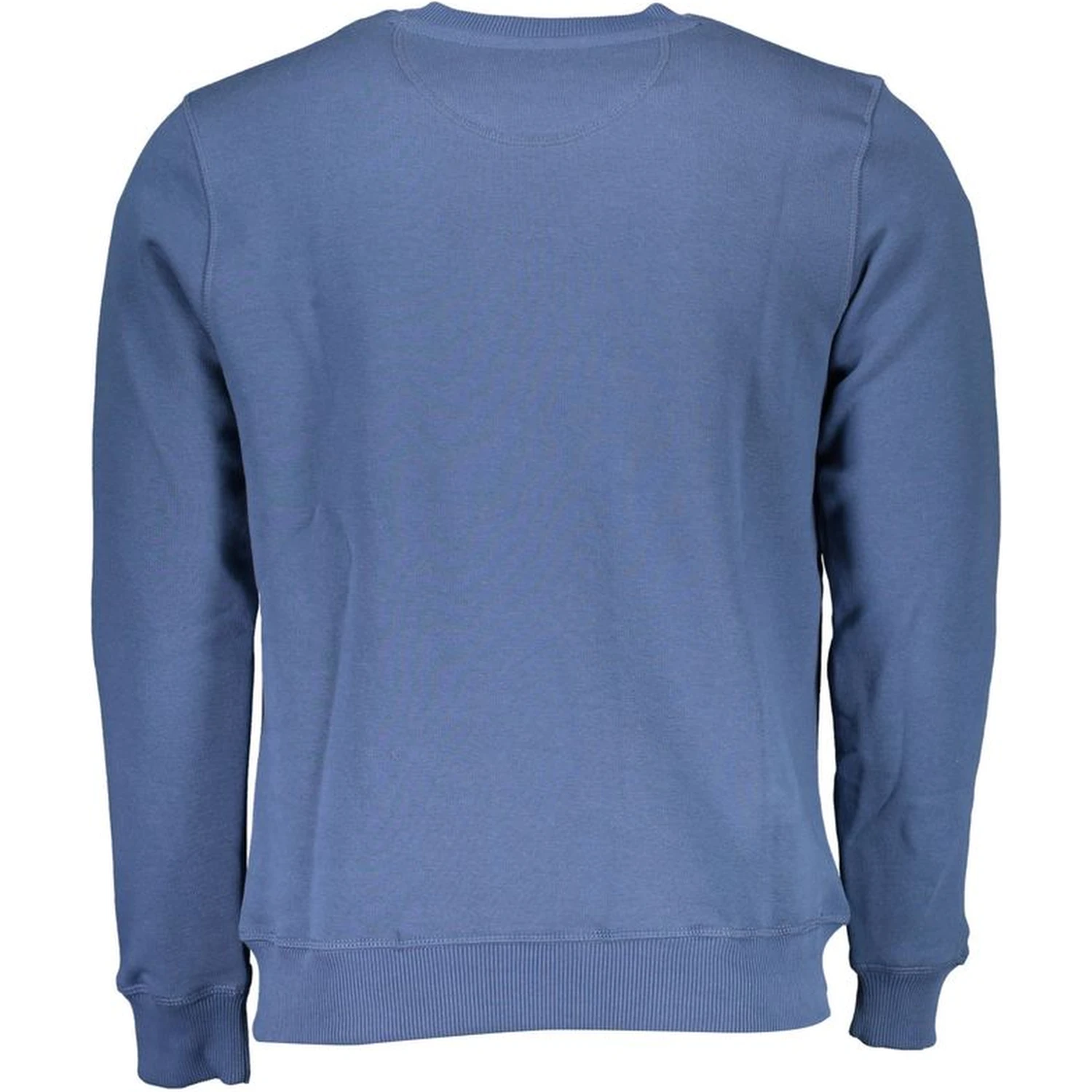Blue Cotton Men Sweater