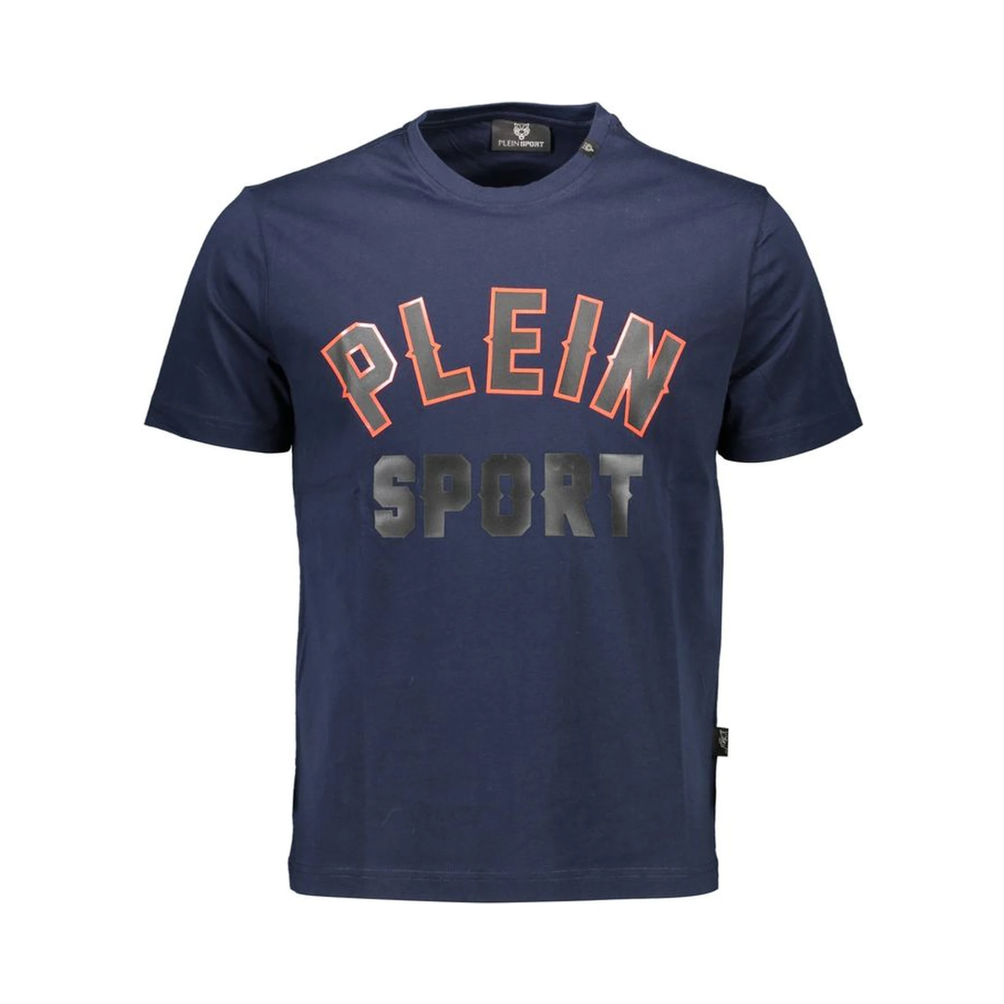 Blue Cotton Men's T-Shirt