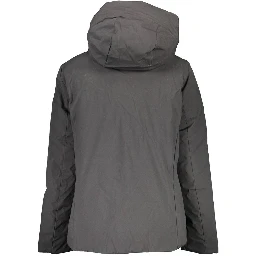 Black Polyester Jackets & Coat