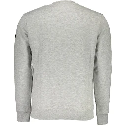 Gray Cotton Men Sweater