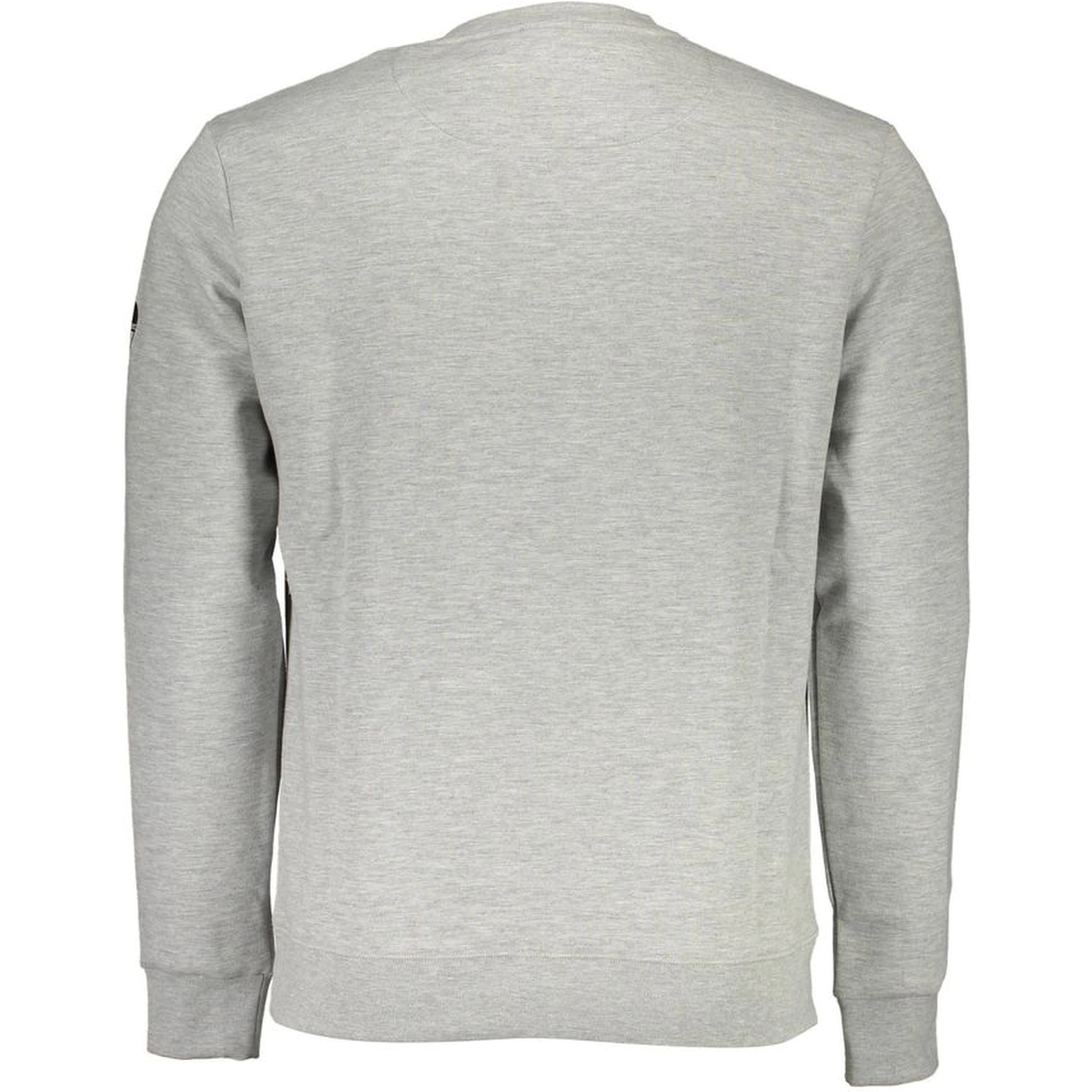 Gray Cotton Men Sweater