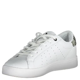 حذاء رياضي أبيض من البوليستر