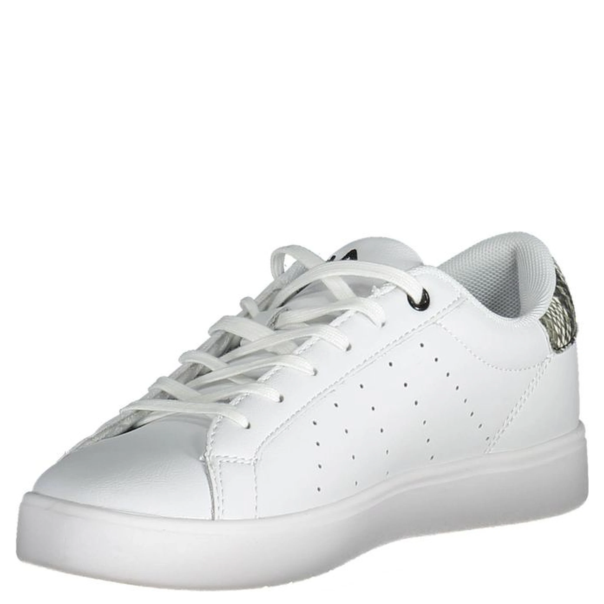 حذاء رياضي أبيض من البوليستر