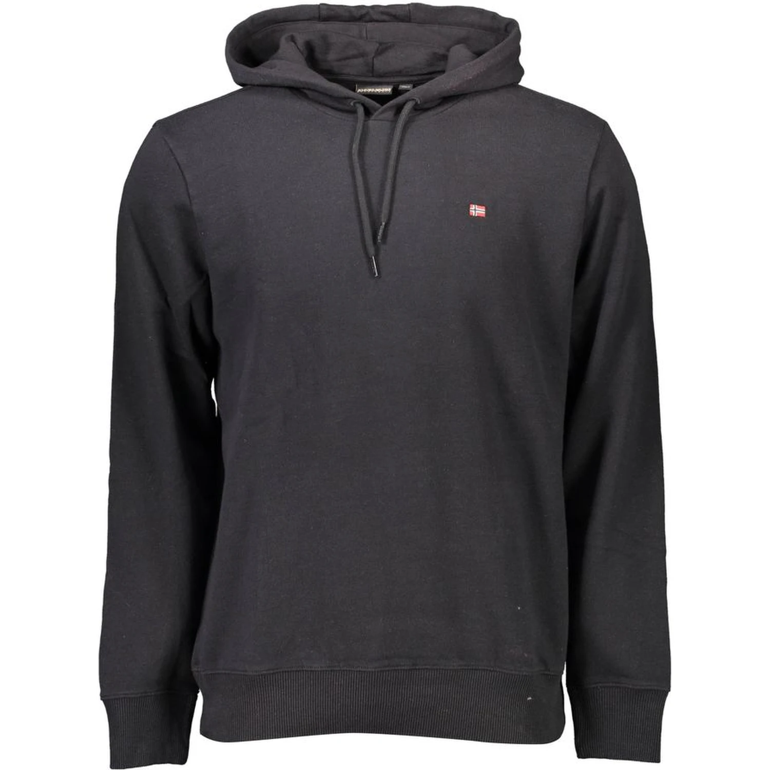 Black Cotton Men Sweater