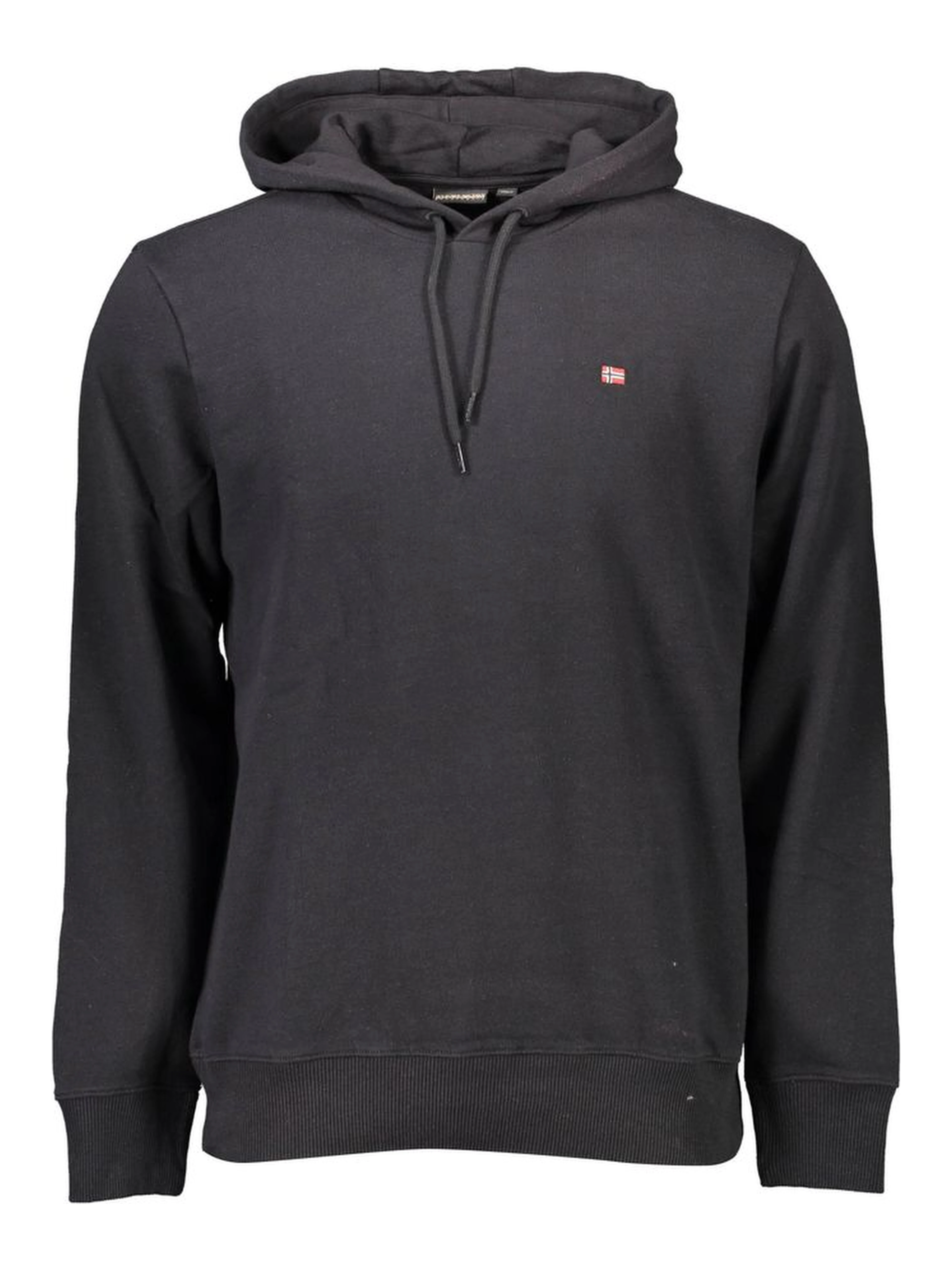 Black Cotton Men Sweater
