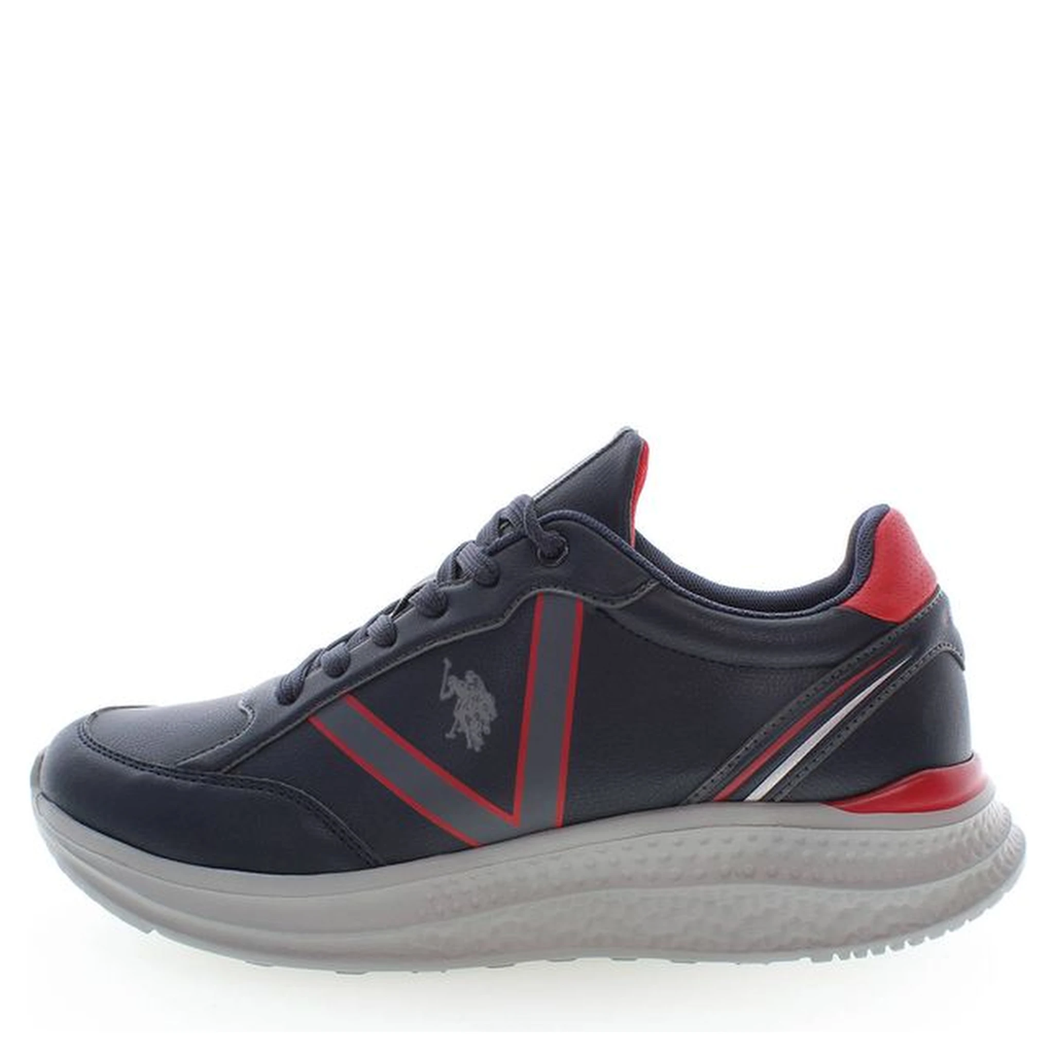 Blue Polyester Sneaker