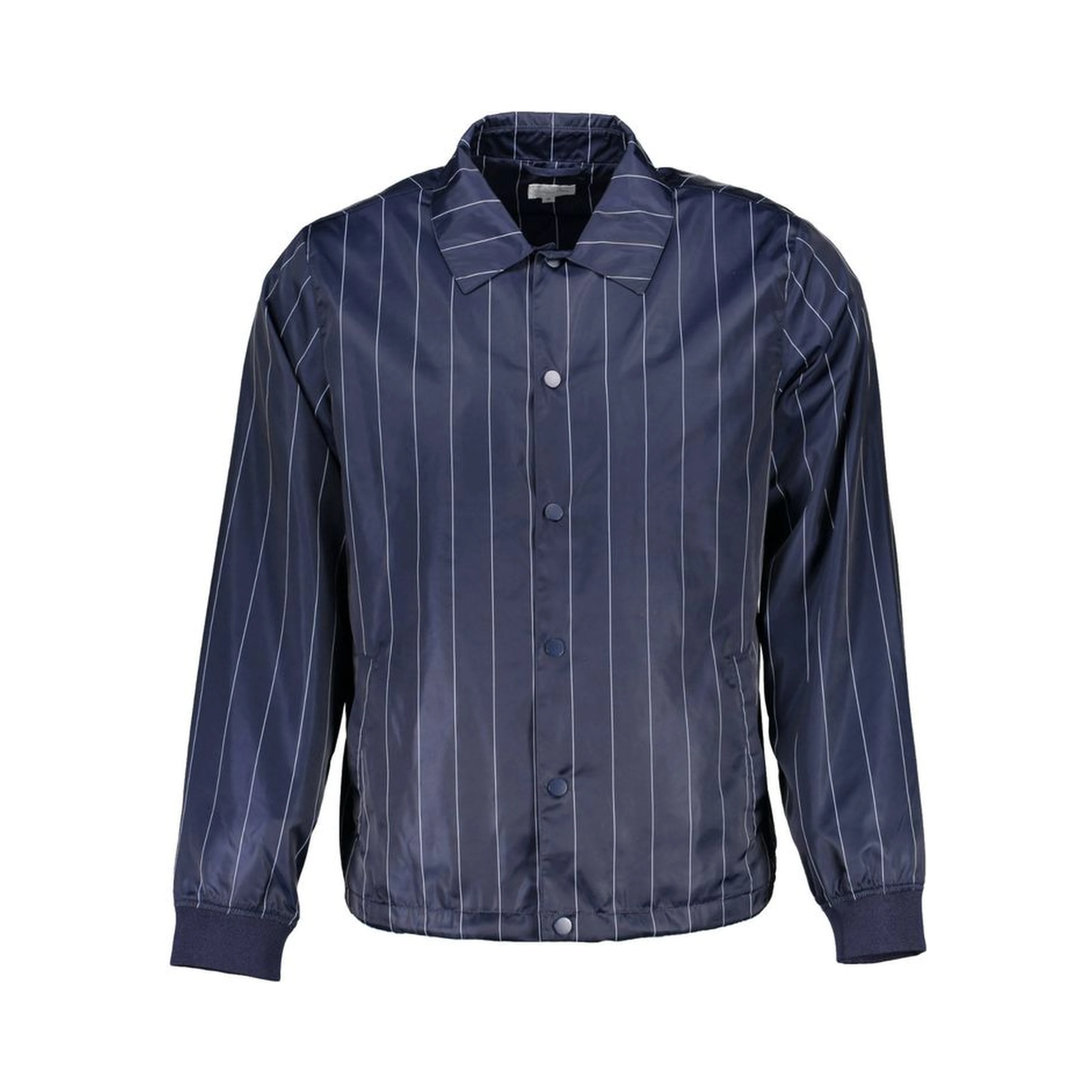 Blue Polyester Men Jacket