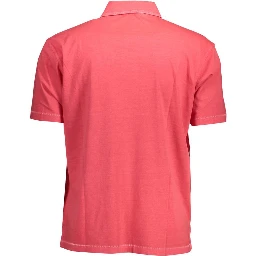 Pink Cotton Polo Shirt